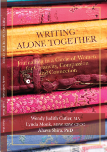 Part memoir, part writing practice, part inspiration, Writing Alone Together invites readers to experience journal writing as a communal practice for creativity, compassion, and connection. https://womenwritingwjc.wordpress.com/writing-alone-together/